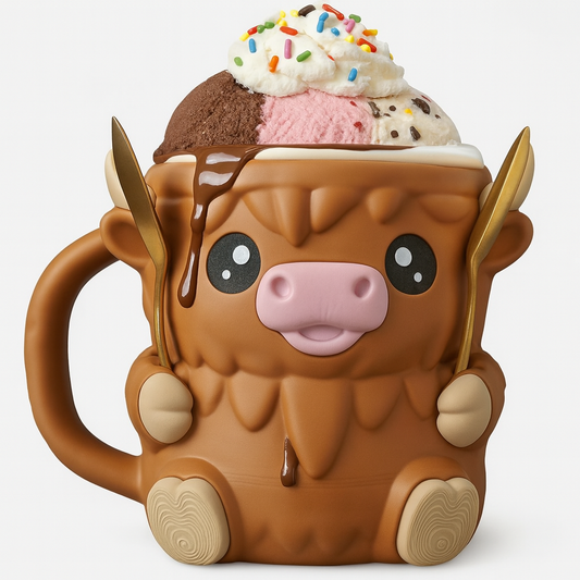 Cow Ice Cream Mug