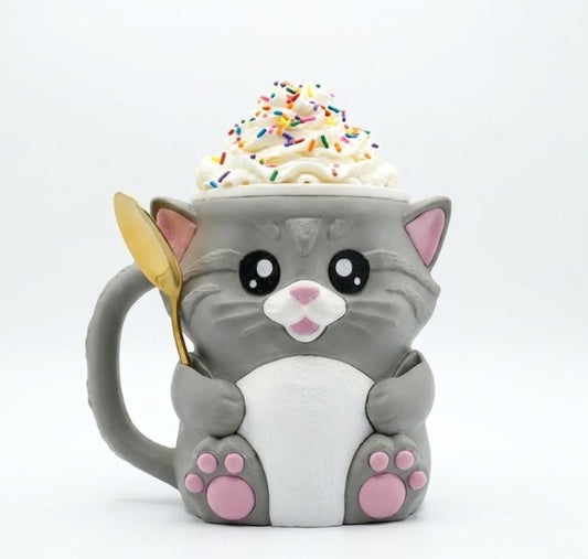 Cat Ice Cream Mug