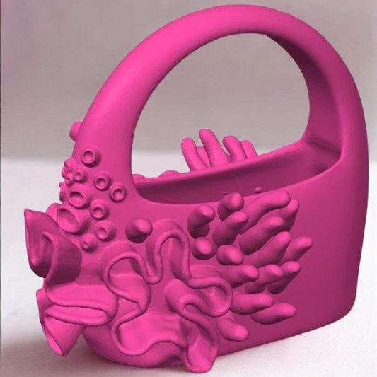 Coral-Inspired Plastic Purse