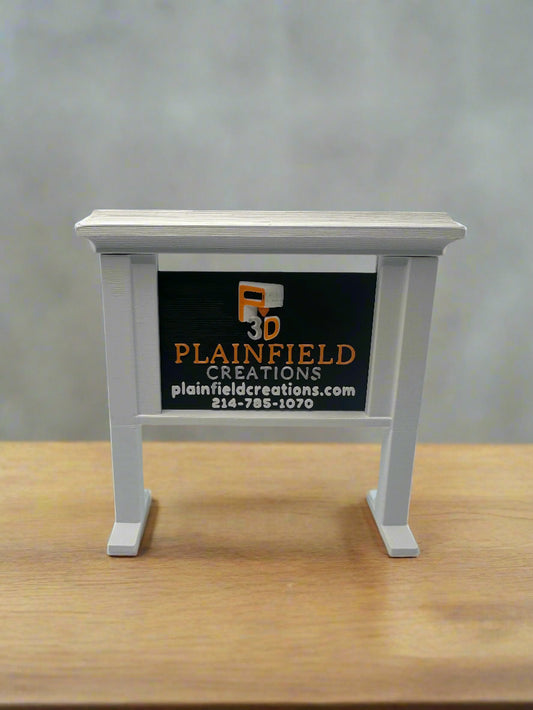 Mini Billboard Display for Business Cards & Small Signs