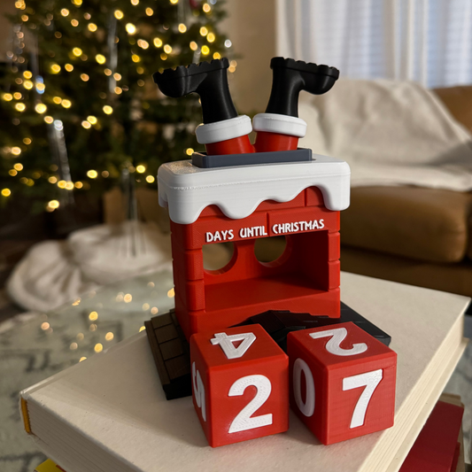 Santa stuck in the Chimney - Christmas Advent Calendar