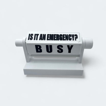 Funny Office Desk Status Signs