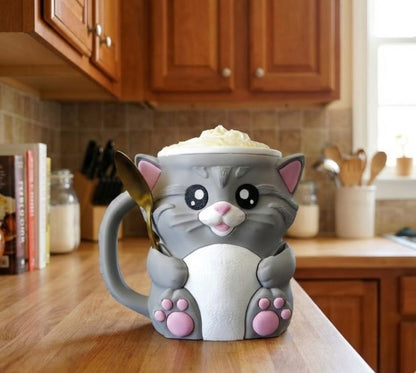 Cat Ice Cream Mug
