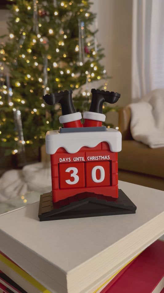 Santa stuck in the Chimney - Christmas Advent Calendar