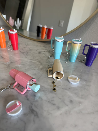 Mini Tumbler Chapstick keychain